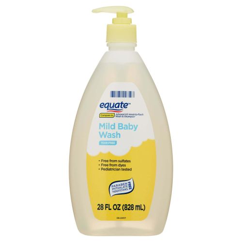 Equate Tear-Free Mild Baby Wash, 28 fl oz