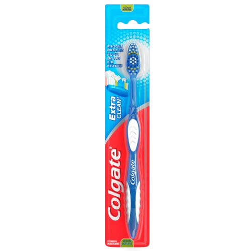 Colgate Extra Clean Flexible Grip Toothbrush;  Medium;  1 Count